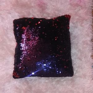 Flip sequin pillow